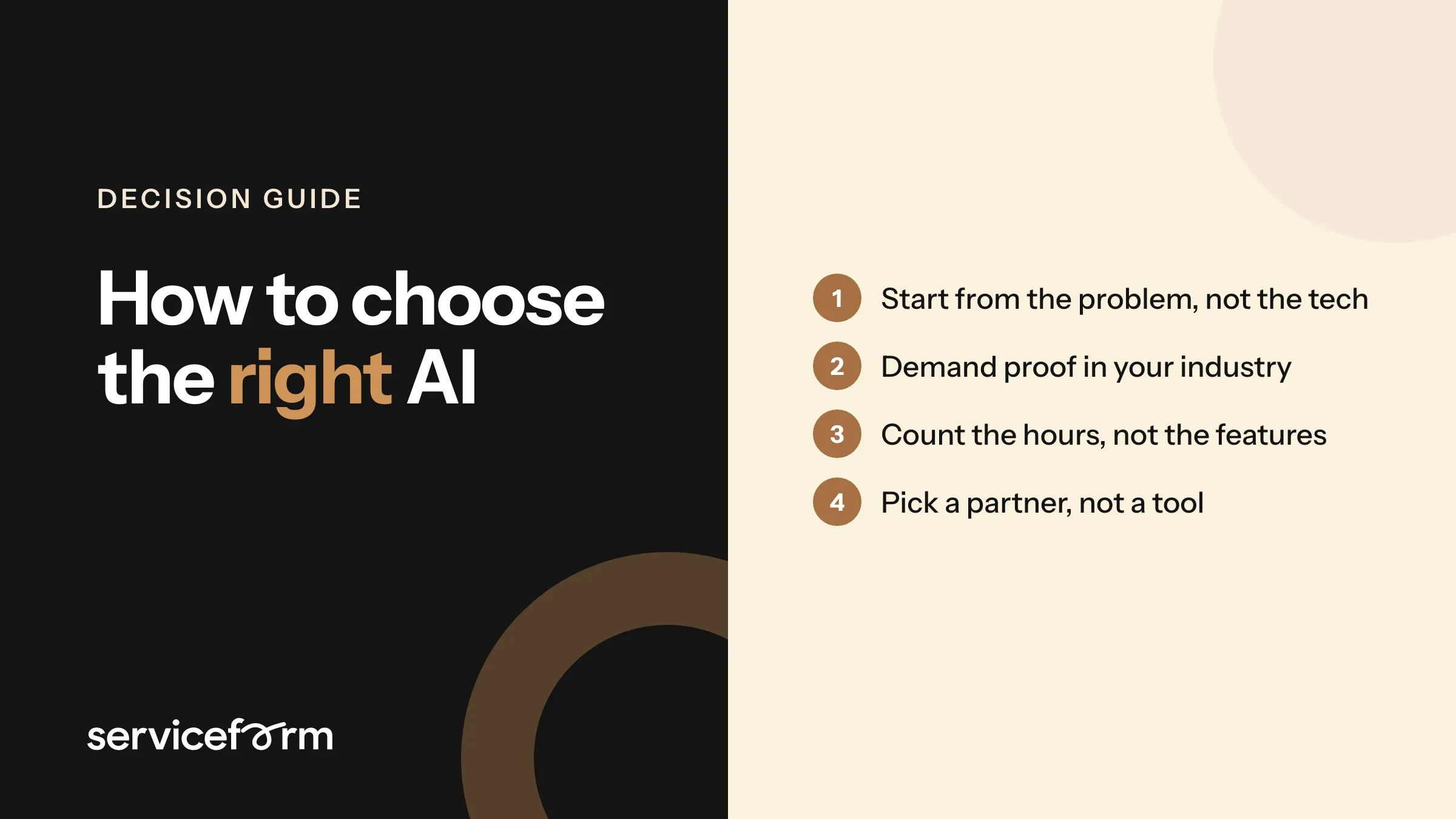 How to Choose the Right AI for Your Business