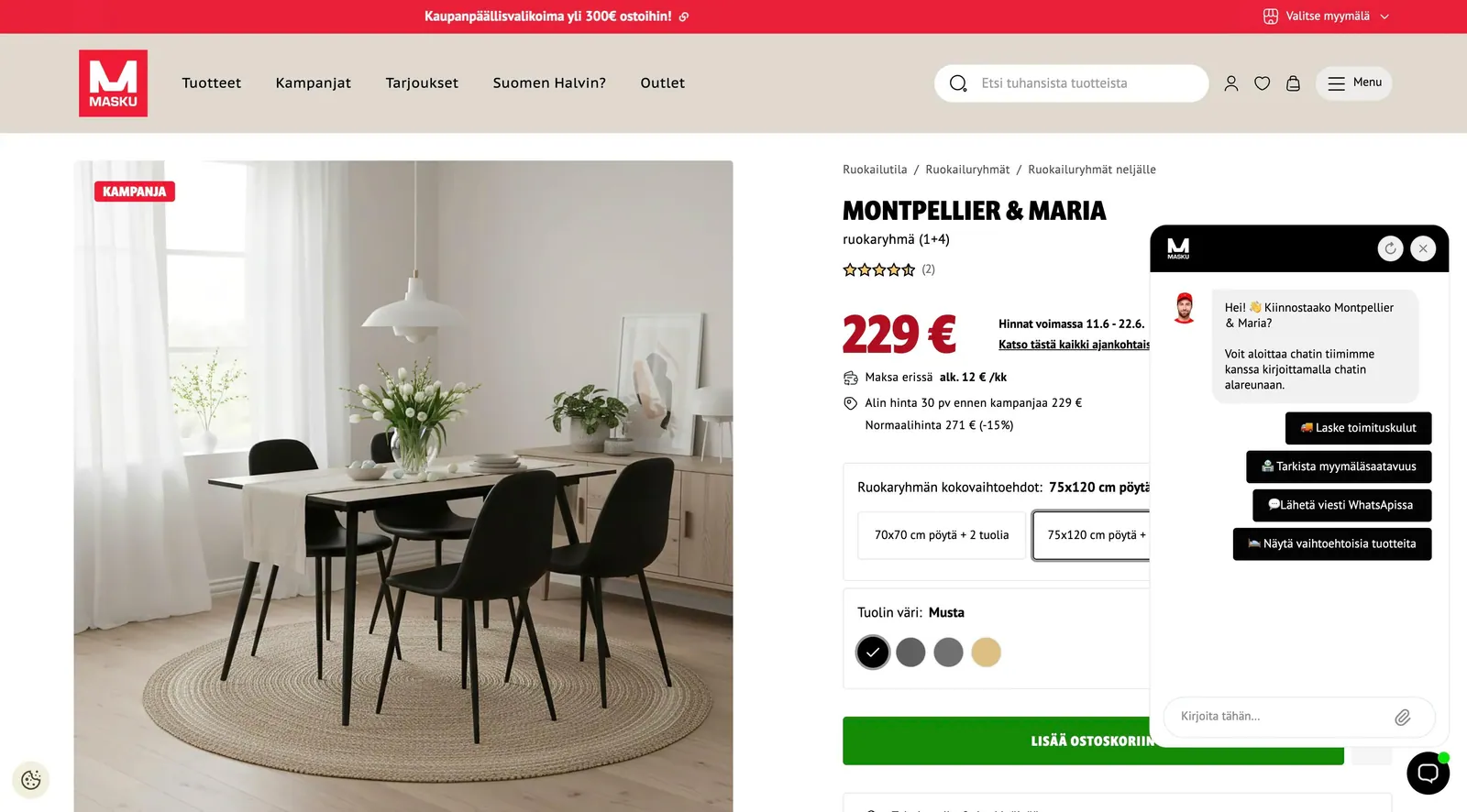 Masku Serviceformin asiakkaana