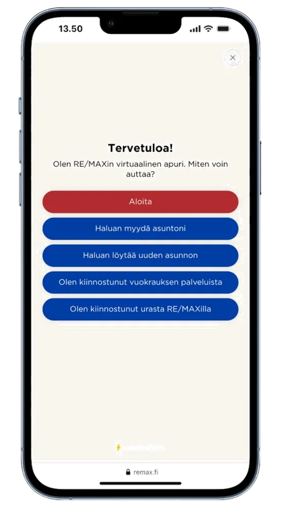 Serviceform live on RE/MAX's site